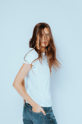 Bianca Balti - Rag &amp; Bone Denim Project Fall 2019
