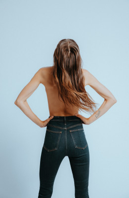Bianca Balti - Rag &amp; Bone Denim Project Fall 2019