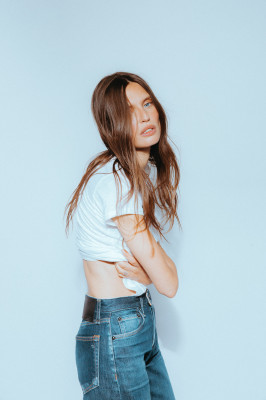 Bianca Balti - Rag &amp; Bone Denim Project Fall 2019
