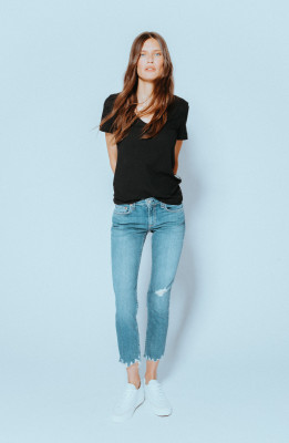Bianca Balti - Rag &amp; Bone Denim Project Fall 2019
