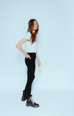 Bianca Balti - Rag &amp; Bone Denim Project Fall 2019