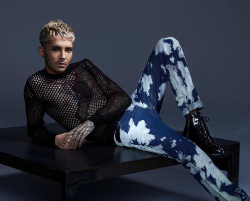 Bill Kaulitz for LOfficiel Hommes Photoshoot by Thomas Leidig