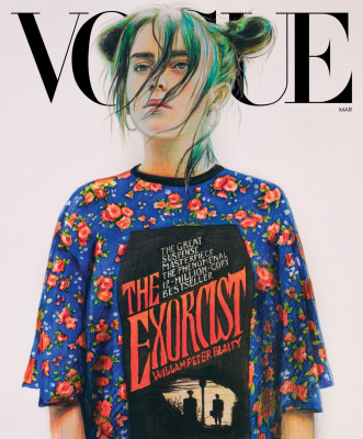 BILLIE EILISH in Vogue Magazine, March 2020