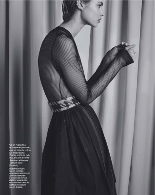 Birgit Kos - Photoshoot for Marie Claire France, by Marianna Sanvito