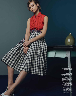Birgit Kos - Photoshoot for Marie Claire France, by Marianna Sanvito