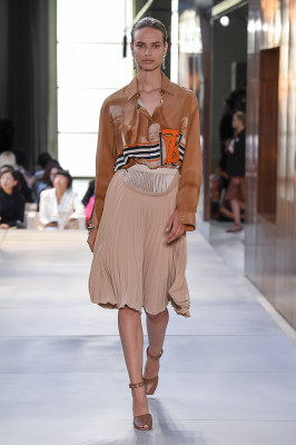 Birgit Kos - Burberry Spring/Summer 2019 Fashion Show in London