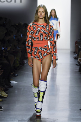 Birgit Koss - Jeremy Scott Spring/Summer 2019 Fashion Show in New York