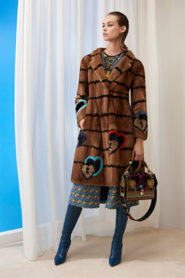 Birgit Kos - photoshoot for Fendi Pre-Fall 2018 Collection