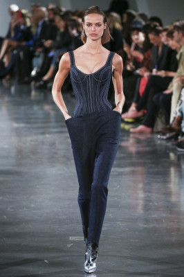 Birgit Kos - Mugler Spring/Summer 2018 Fashion Show in Paris