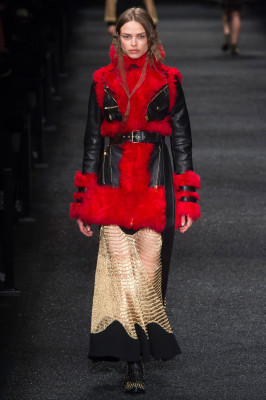 Birgit Kos - Alexander Mcqueen Fall/Winter 2017 Fashion Show in Paris