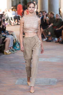Birgit Kos - Alberta Ferretti Spring/Summer 2018 Fashion Show in Milan
