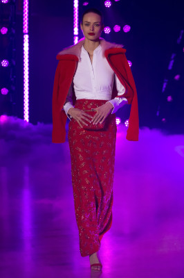 Birgit Kos - Brandon Maxwell Autumn/Winter 2018 Fashion Show in New York