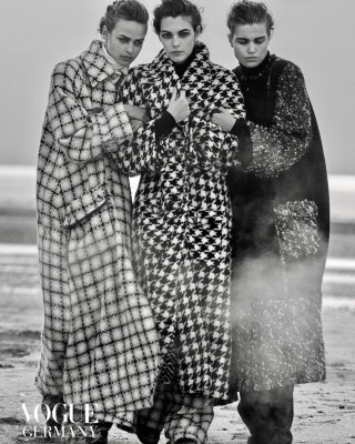 Birgit Kos - Vogue Germany July 2019 by Peter Lindbergh 