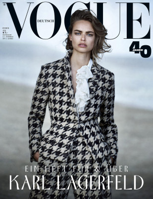 Birgit Kos - Vogue Germany July 2019 by Peter Lindbergh 