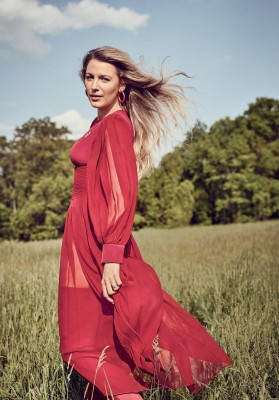 Blake Lively for Glamour UK September 2017 by Nathaniel Goldberg 