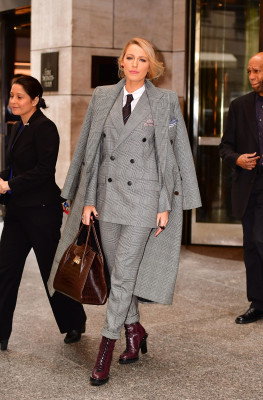 Blake Lively Leaving her hotel in New York 10/16/2017