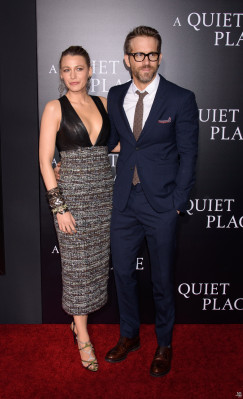 Blake Lively and Ryan Reynolds – ‘A Quiet Place’ Premiere in New York