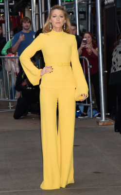 Blake Lively Visits “Good Morning America” in NYC 