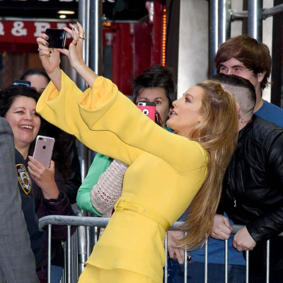 Blake Lively Visits “Good Morning America” in NYC 