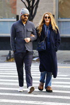 Blake Lively and Ryan Reynolds in New York 10/24/23