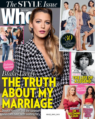 Blake Lively in Who, September 2018