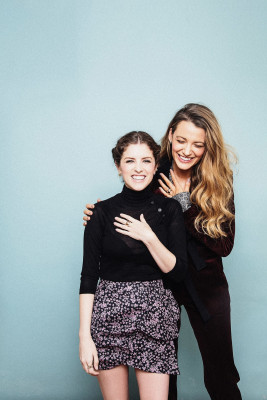 Anna Kendrick &amp; Blake Lively-Paris Match By Francois Berthier