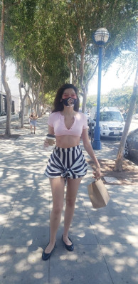 BLANCA BLANCO Out for Lunch to-go in West Hollywood 06/11/20200