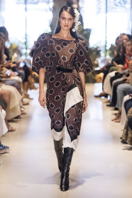 Blanca Padilla - Johanna Ortiz Resort 2020 Fashion Show in New York
