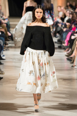 Blanca Padilla - Oscar de la Renta Fall/Winter 2018 Fashion Show in New York