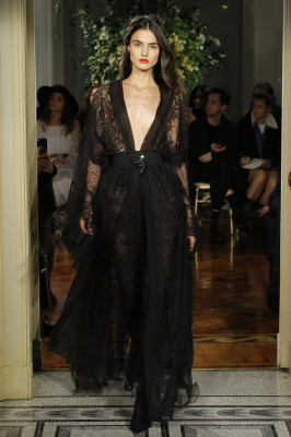 Blanca Padilla - Alberta Ferretti Haute Couture S/S 2017 Fashion Show in Milan