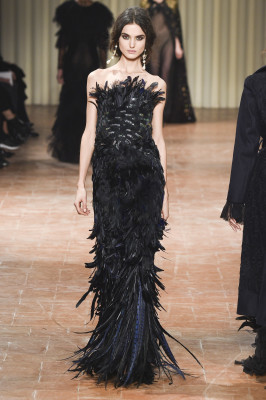 Blanca Padilla - Alberta Ferretti Autumn/Winter 2017 Fashion Show in Milan