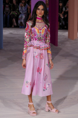 Blanca Padilla - Temperley Spring/Summer 2017 Fashion Show in London