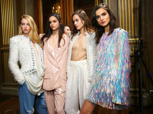 Blanca Padilla - Balmain Autumn/Winter 2018 Fashion Show in Paris