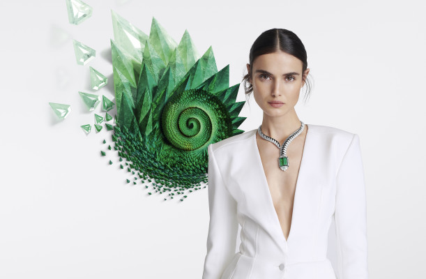 Blanca Padilla - Cartier Sur Naturel Jewelry Campaign 2020 