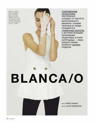 Blanca Padilla - Elle Russia July 2019