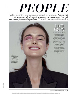 BLANCA PADILLA in Glamour Magazine, Italy November 2019