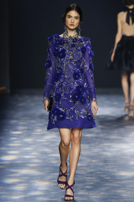 Blanca Padilla - Marchesa Autumn/Winter 2016 Fashion Show in New York