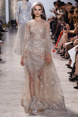 Blanca Padilla - Elie Saab Spring/Summer 2017 Couture Fashion Show in Paris