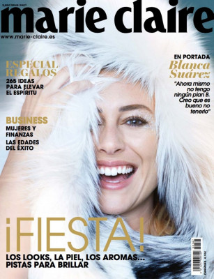 BLANCA SUAREZ in Marie Claire Magazine, Spain December 2019