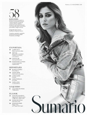 Blanca Suarez – Instyle Magazine Spain, November 2018