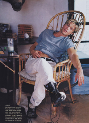 Brad Pitt ~ US Vogue November 1997