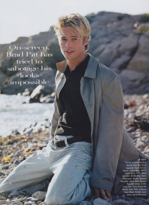 Brad Pitt ~ US Vogue November 1997
