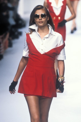Bridget Hall for Christian Dior SS 1995