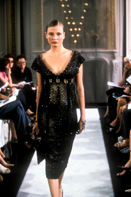 Bridget Hall for Valentino Haute Couture FW 1998