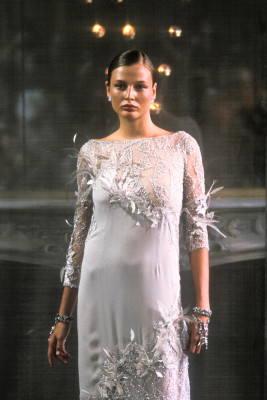 Bridget Hall for Valentino Haute Couture FW 1998