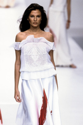 Bridget Hall for Valentino SS 1999