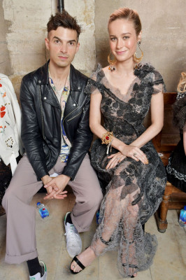 Brie Larson at Rodarte Show Fall Winter 2017 – Haute Couture Fashion Week, Paris