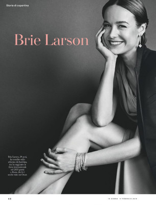 Brie Larson – IO Donna Del Corriere Della Sera February 2019