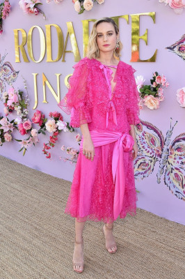 Brie Larson- JNSQ Rose Cru Debuts Alongside Rodarte FW/19 Runway Show