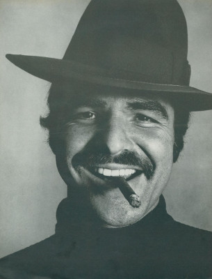 Burt Reynolds for US Vogue July 1972 by Irving Penn